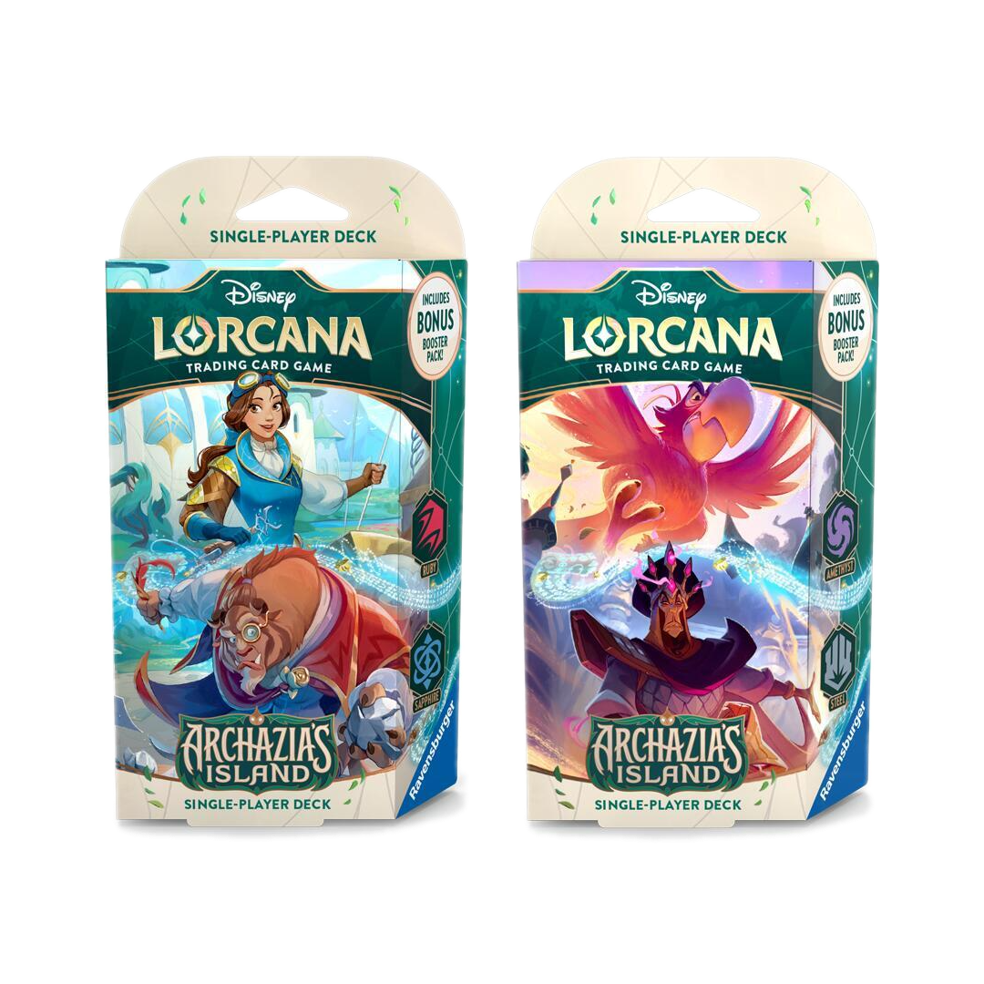 Dthtisney Lthtorcana: Archazia's Island Starter Deck Bundle (Set of 2)