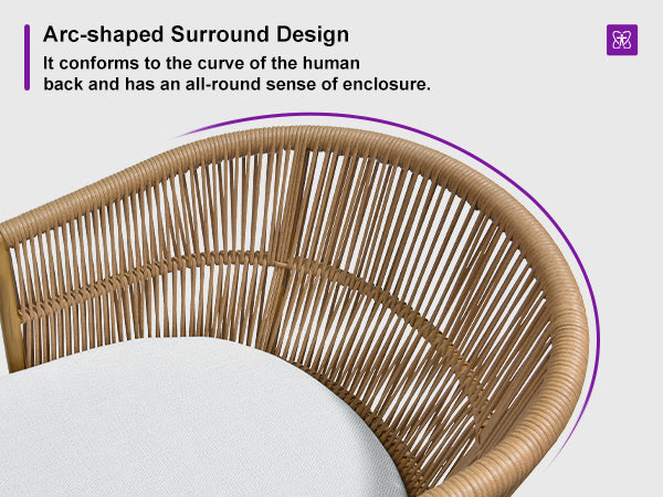 PURPLE LEAF Patio Conversation Set