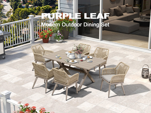 PURPLE LEAF Dining Set