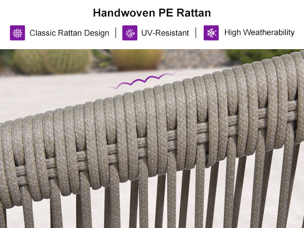 PURPLE LEAF Patio Conversation Set