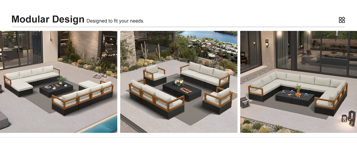 PURPLE LEAF Patio Conversation Set