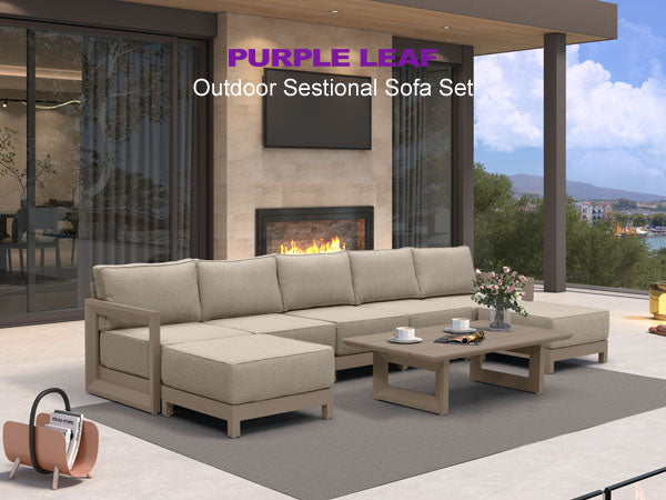 PURPLE LEAF Patio Conversation Set