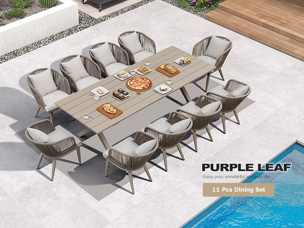PURPLE LEAF Dining Set