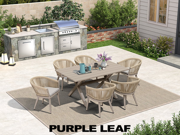PURPLE LEAF Dining Set