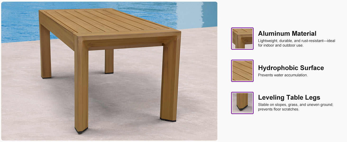 PURPLE LEAF Patio Conversation Set