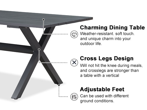 PURPLE LEAF Dining Set