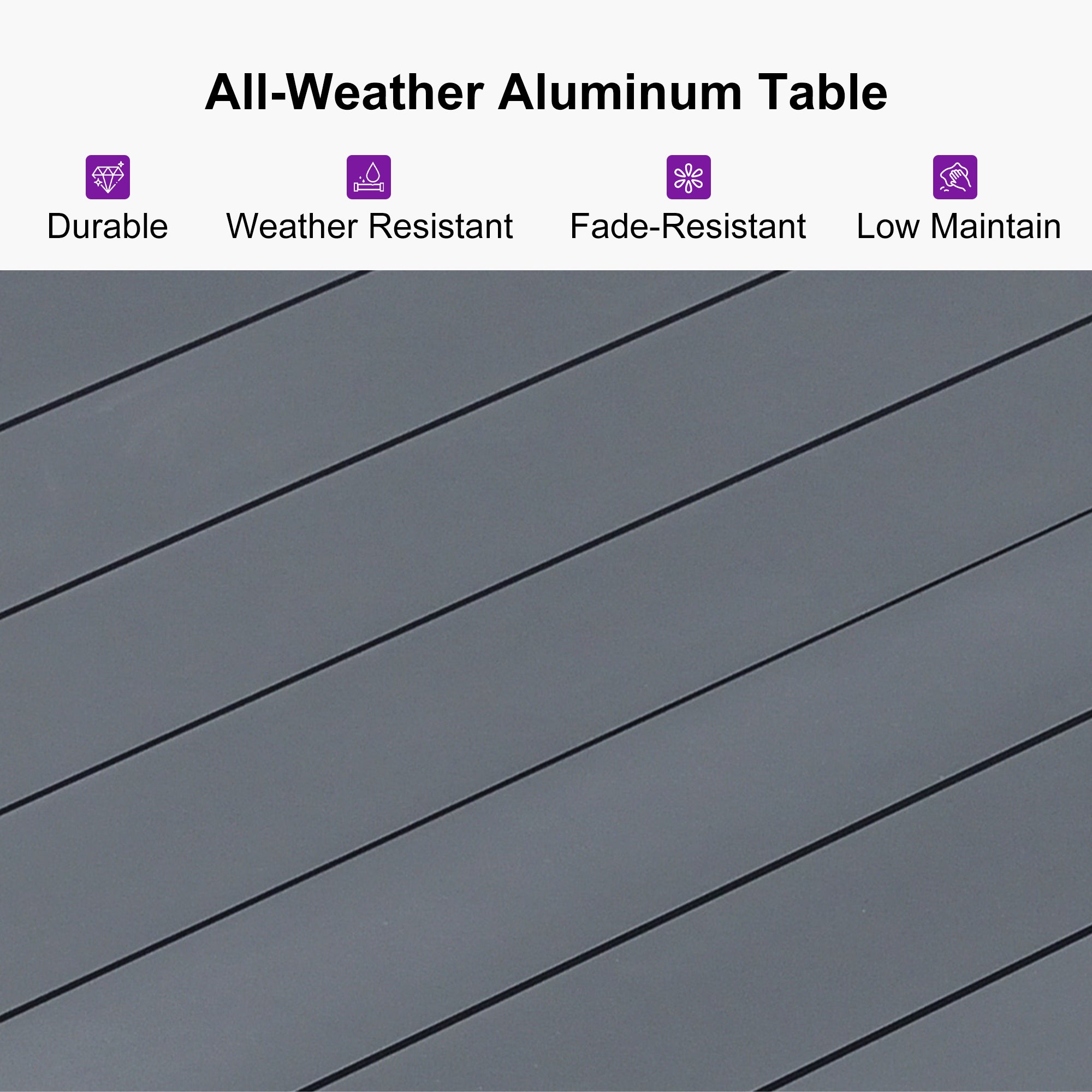 PURPLE LEAF Dining Set