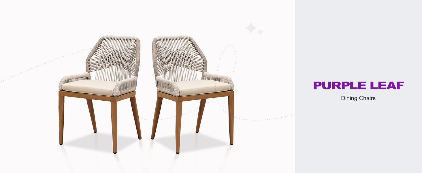 PURPLE LEAF Dining Set