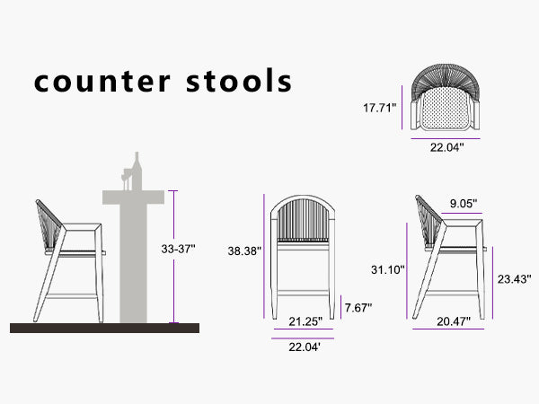 PURPLE-LEAF-Bar-Stools