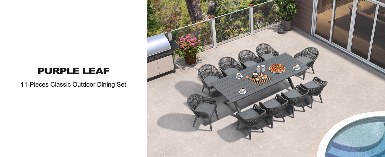 PURPLE LEAF Dining Set