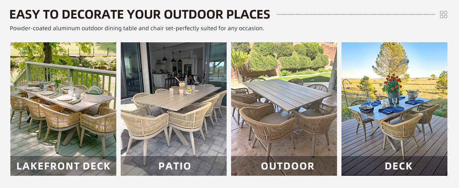 PURPLE LEAF Dining Set