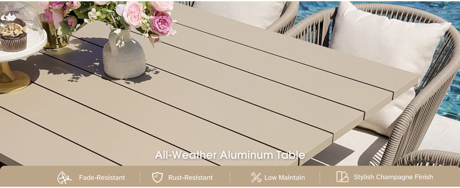 PURPLE LEAF Dining Set