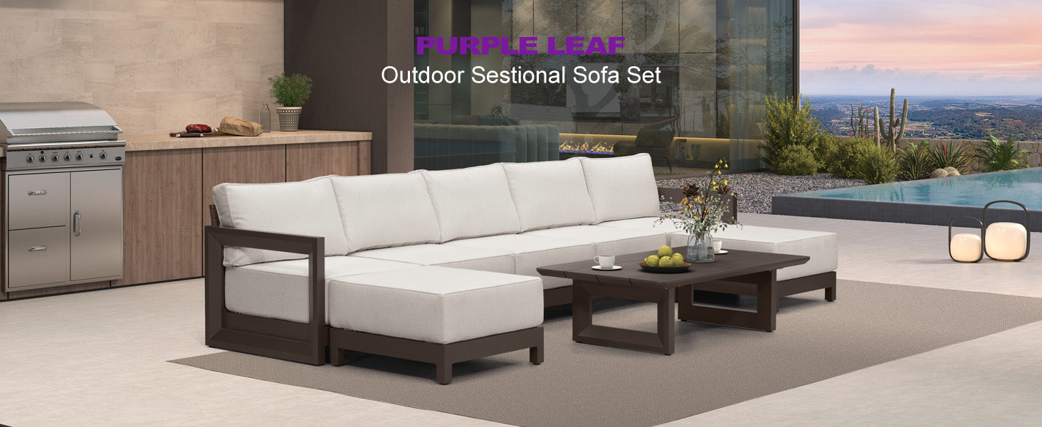 PURPLE LEAF Patio Conversation Set