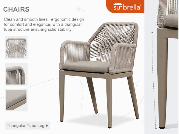 PURPLE LEAF Dining Set