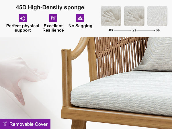 PURPLE LEAF Patio Conversation Set