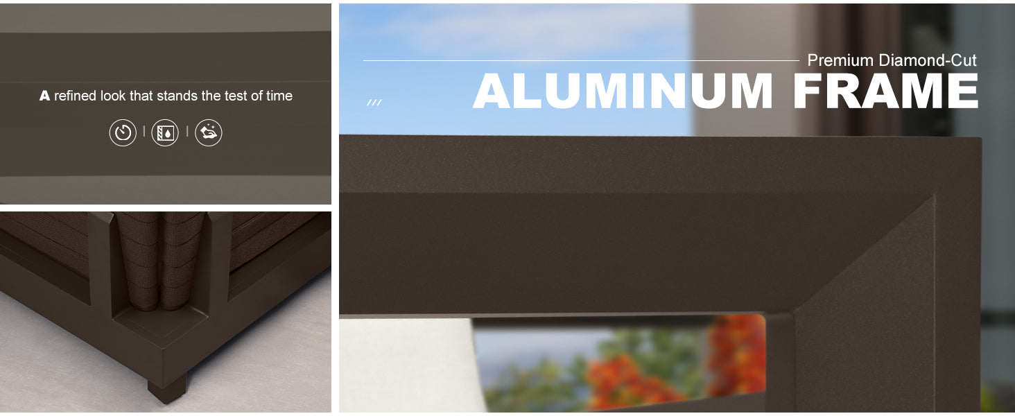 PURPLE LEAF Patio Conversation Set