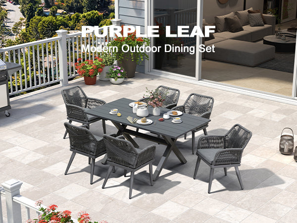 PURPLE LEAF Dining Set