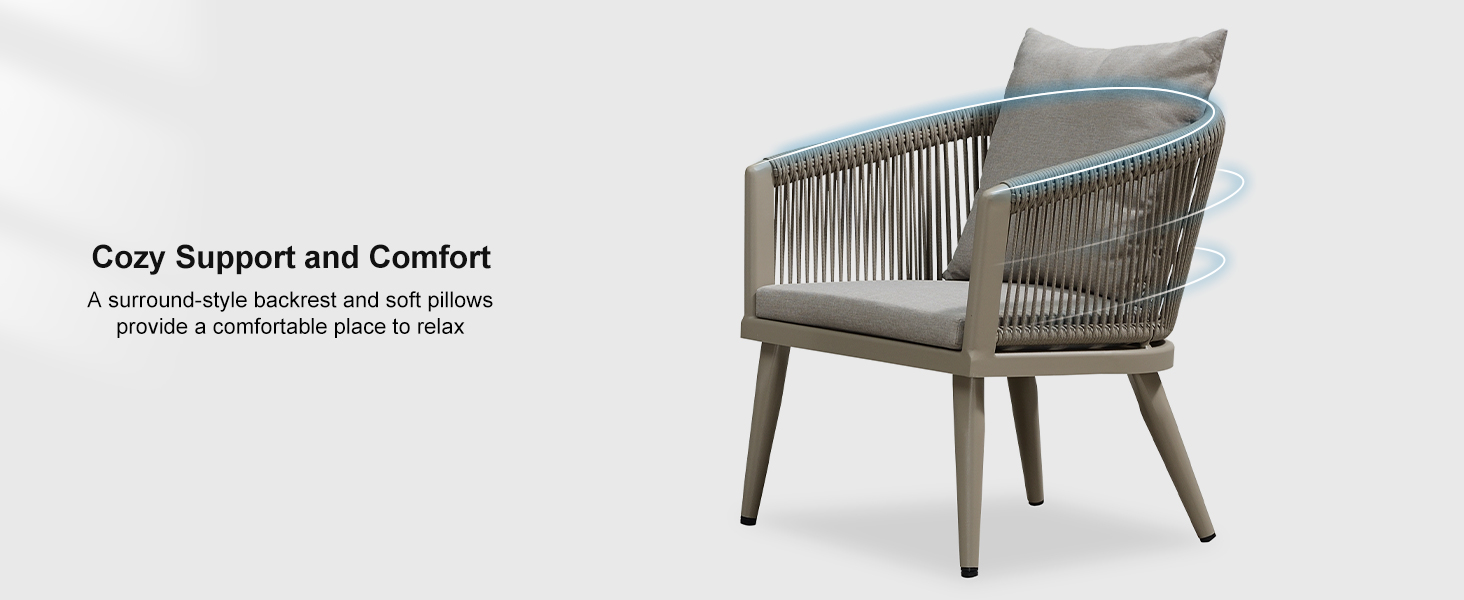 PURPLE LEAF Patio Conversation Set