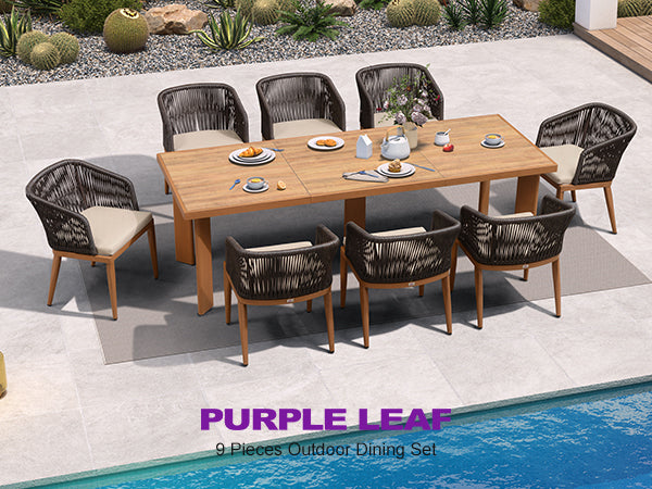 PURPLE LEAF Dining Set