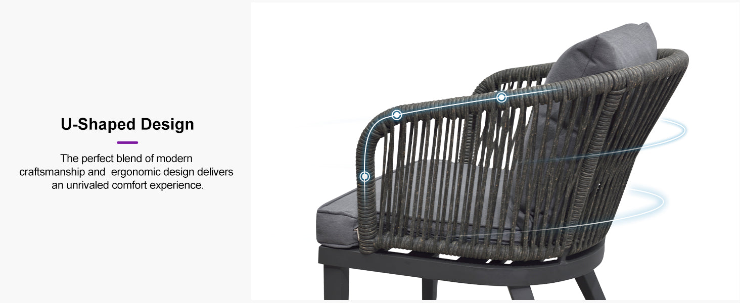 PURPLE LEAF Dining Set