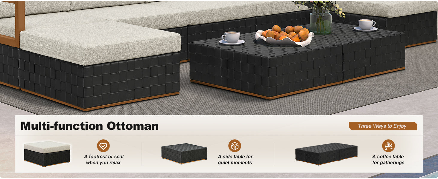 PURPLE LEAF Patio Conversation Set