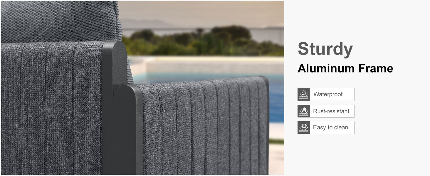 Sturdy Aluminum Frame