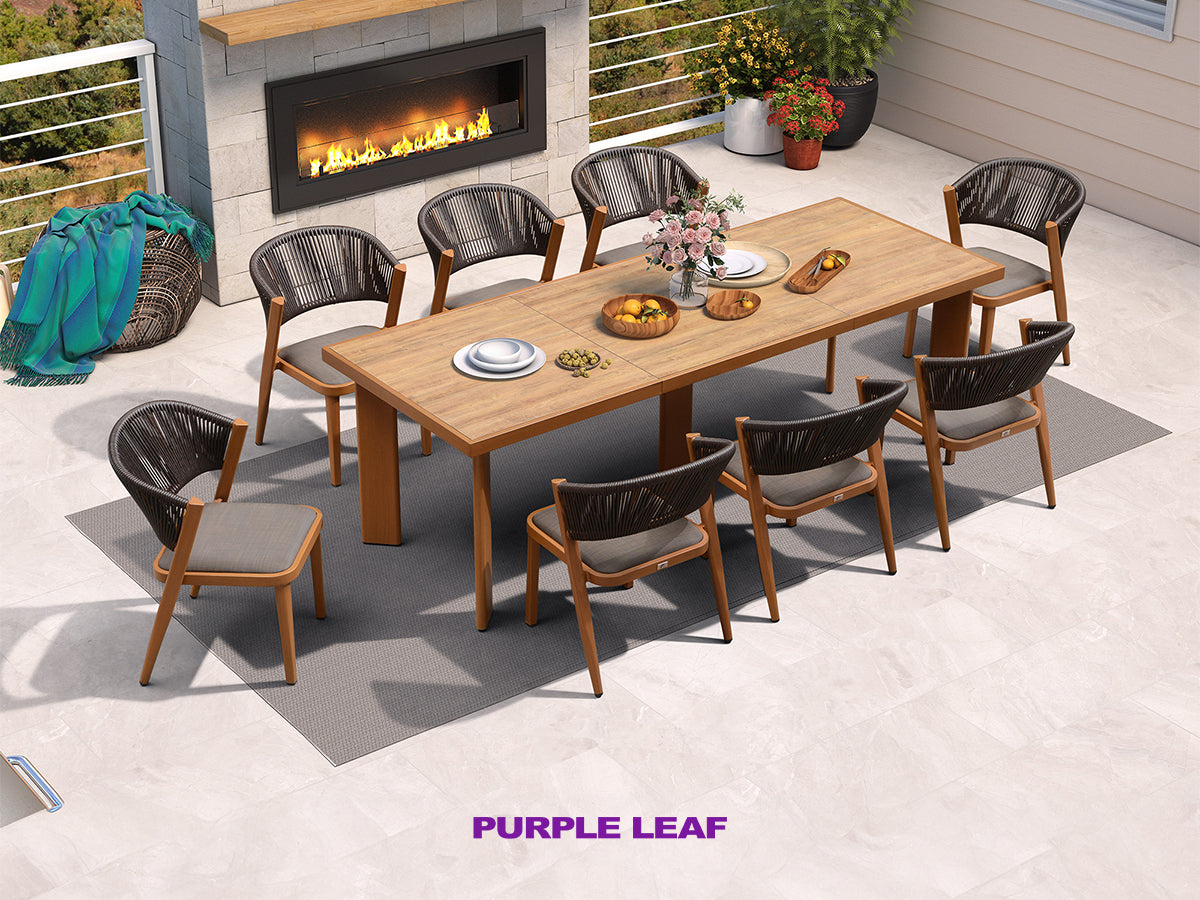 PURPLE LEAF Dining Set