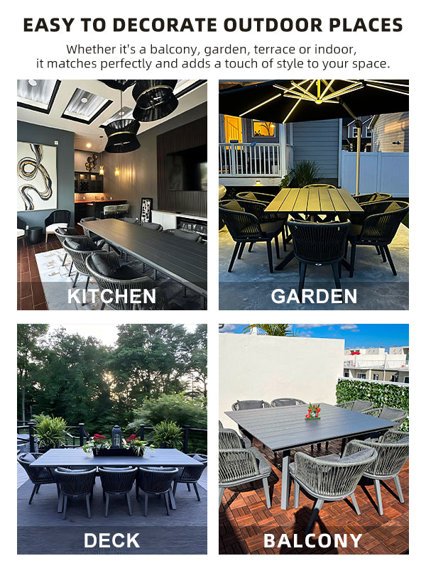 PURPLE LEAF Dining Set