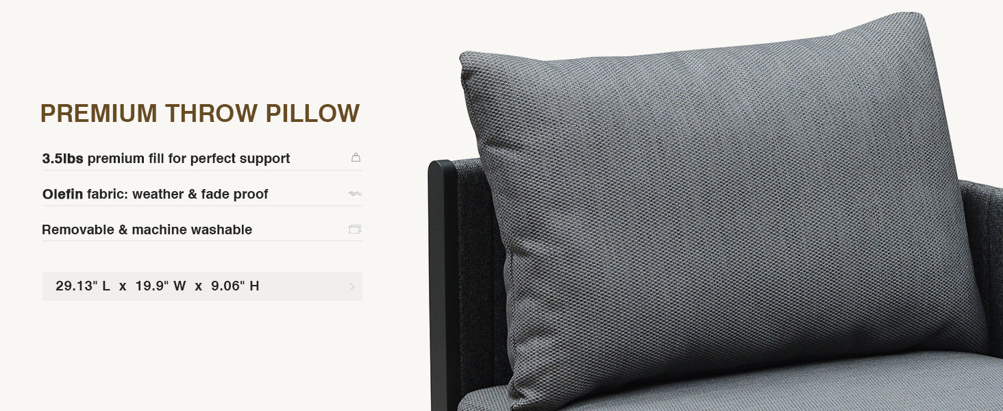 PURPLE LEAF Patio Conversation Set