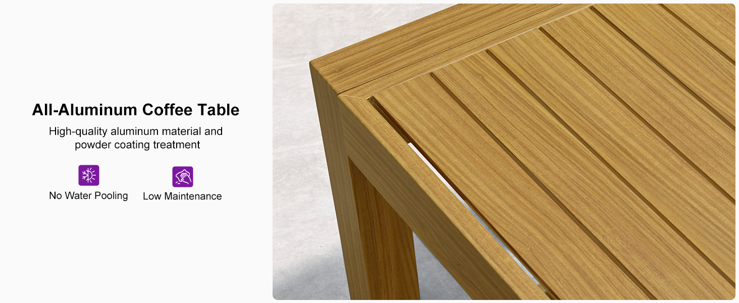 PURPLE LEAF Patio Conversation Set