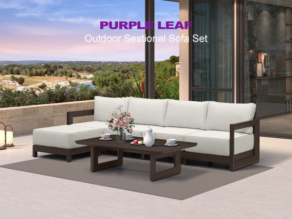 PURPLE LEAF Patio Conversation Set