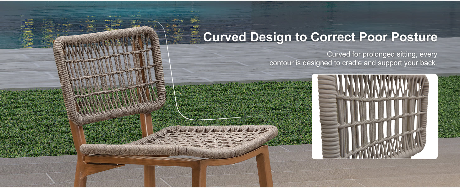 PURPLE LEAF Outdoor Bar Stools