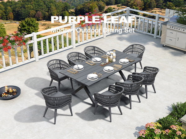 PURPLE LEAF Dining Set