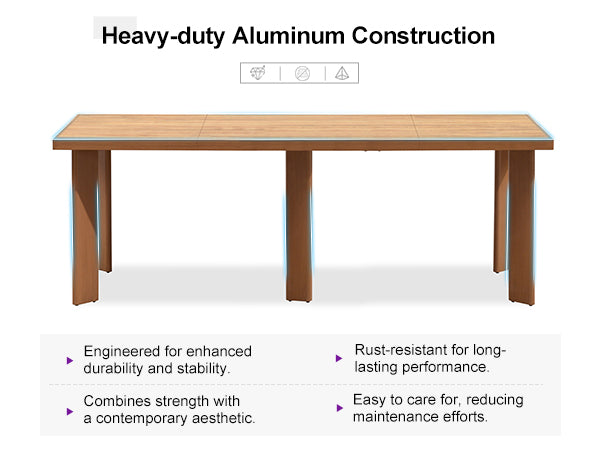 PURPLE LEAF Dining Set