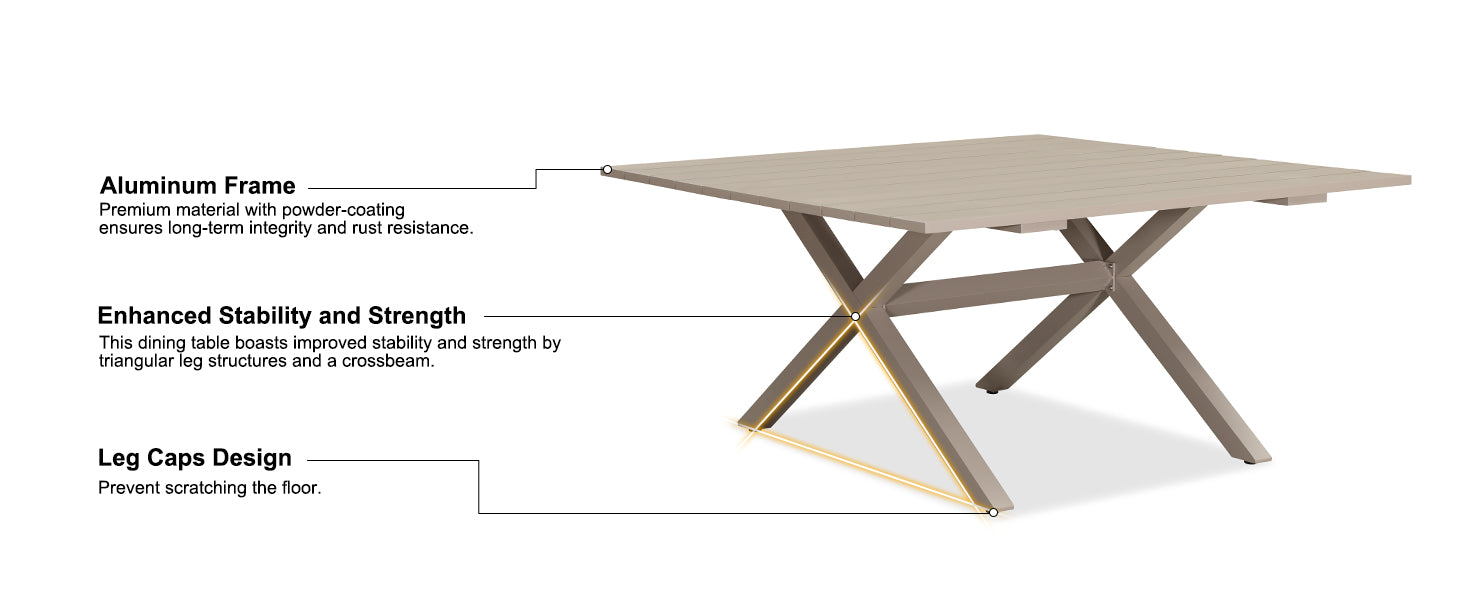 PURPLE LEAF Dining Set