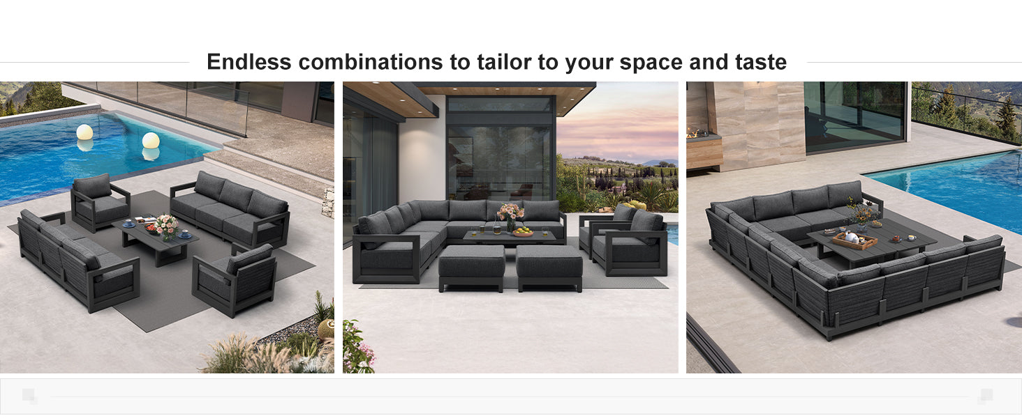 PURPLE LEAF Patio Conversation Set