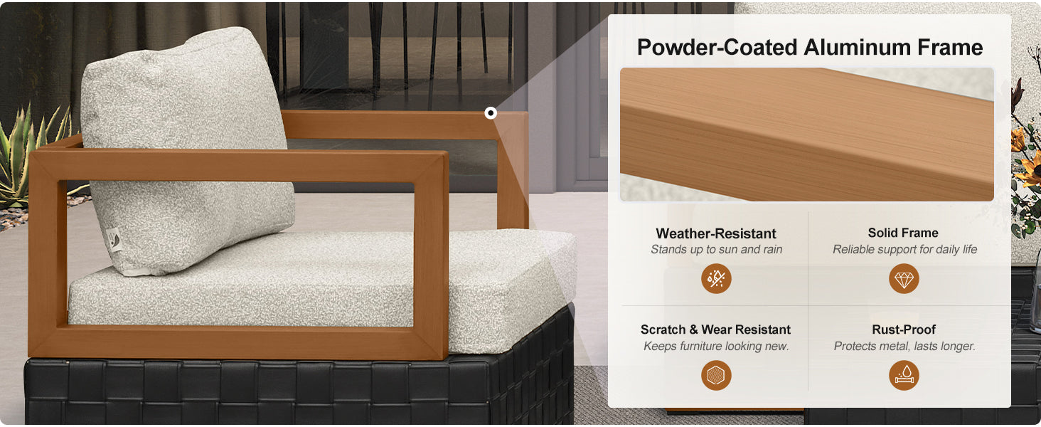 PURPLE LEAF Patio Conversation Set