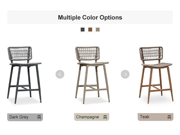 PURPLE LEAF Outdoor Bar Stools