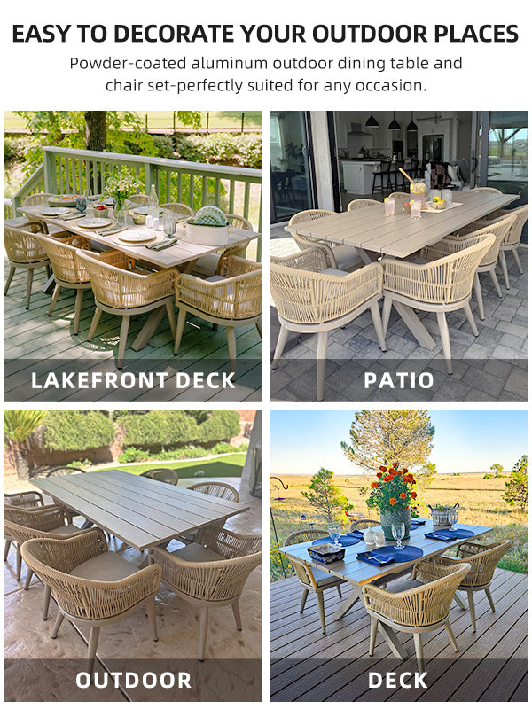 PURPLE LEAF Dining Set