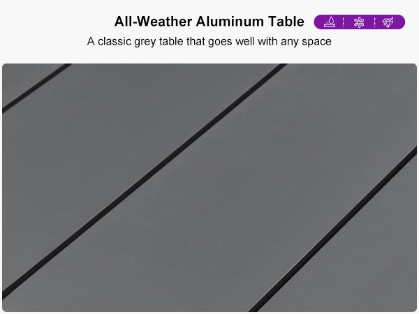 PURPLE LEAF Dining Set