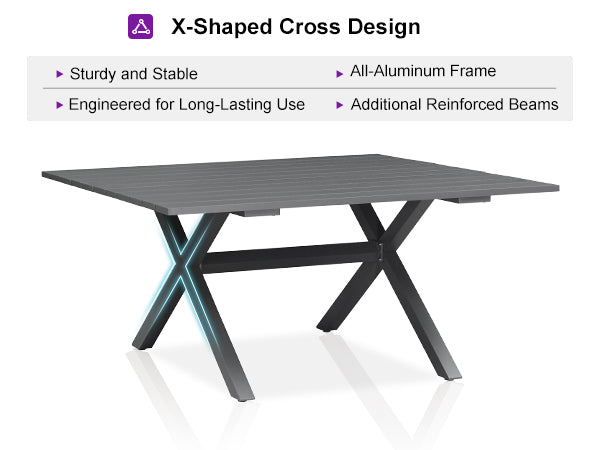 PURPLE LEAF Dining Set