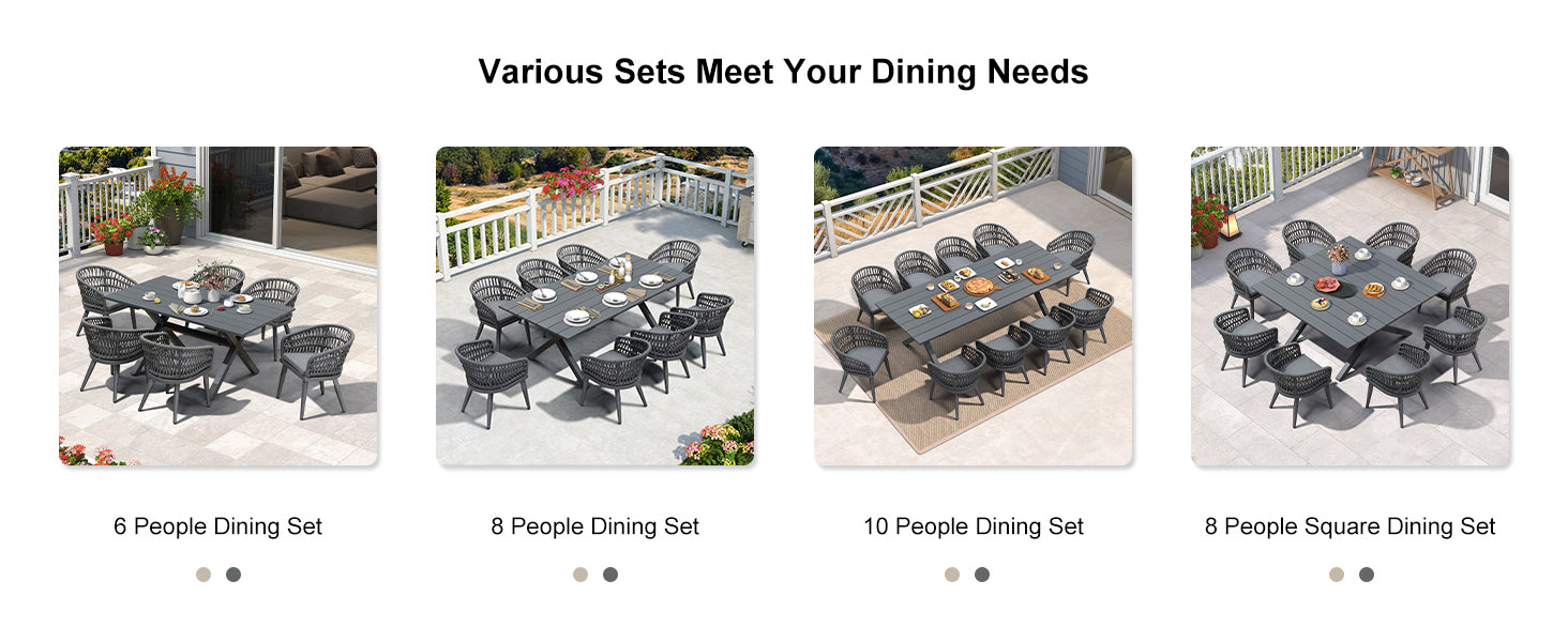 PURPLE LEAF Dining Set