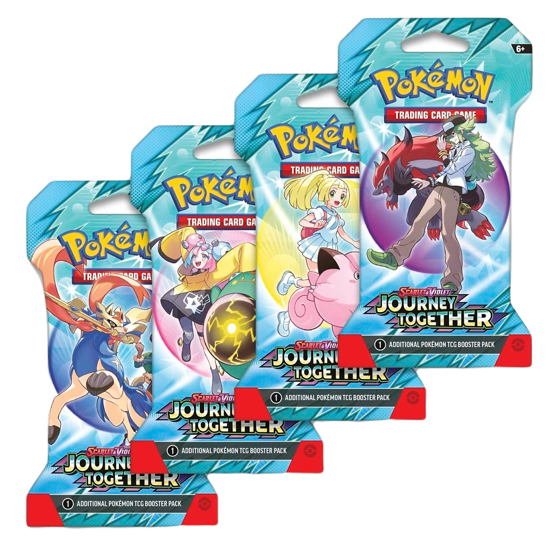 Sthtcarlet & Vthtiolet: Journey Together Sleeved Booster Pack Bundle (Art Set)
