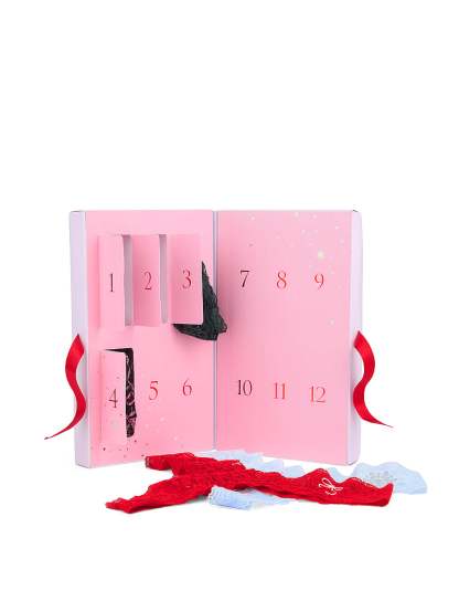Victoria's Secret 12-Pack Thong Panties Holiday Advent Calendar