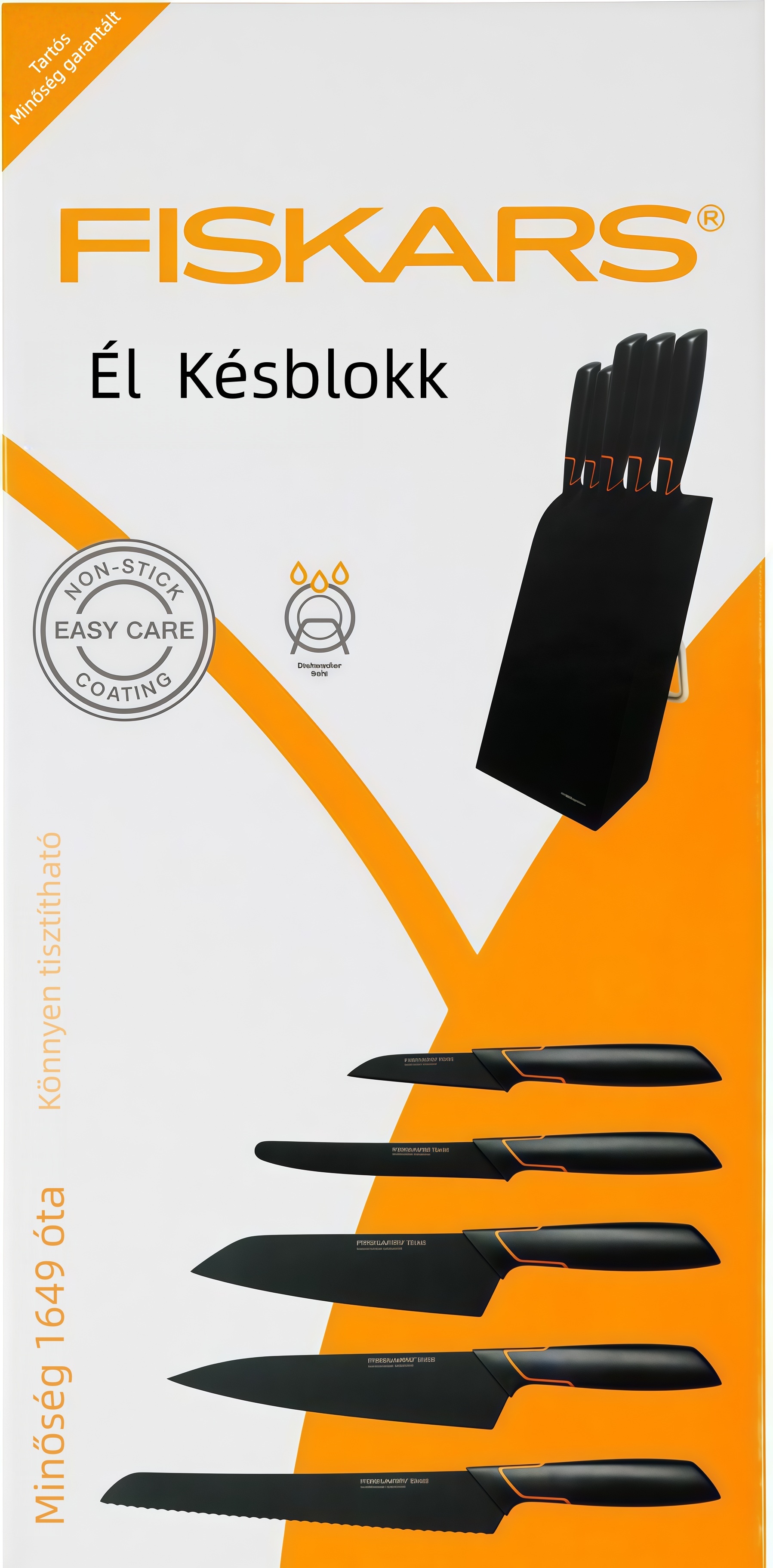 ✨ 5 kés elegáns blokkban + élezőkészlet - limitált kiadás azoknak, akik többet szeretnének, mint pusztán főzni!