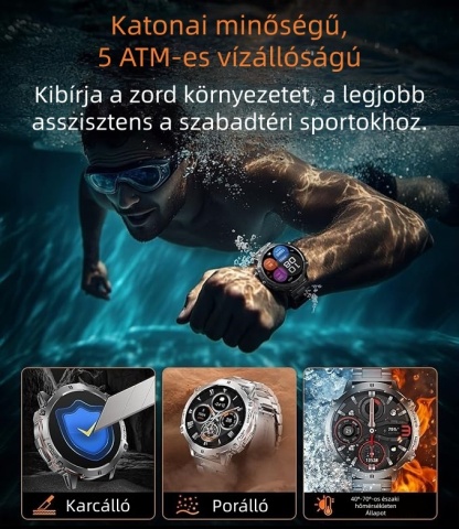 AI ORVOSI DIAGNOSZTIKÁS OKOSÓRA - 2025 ÚJ VÉRLIPIDEK, HÚGYSAV, VÉRGLUKOZ SZINT - EKG+PPG FITNESZKÖVETŐ