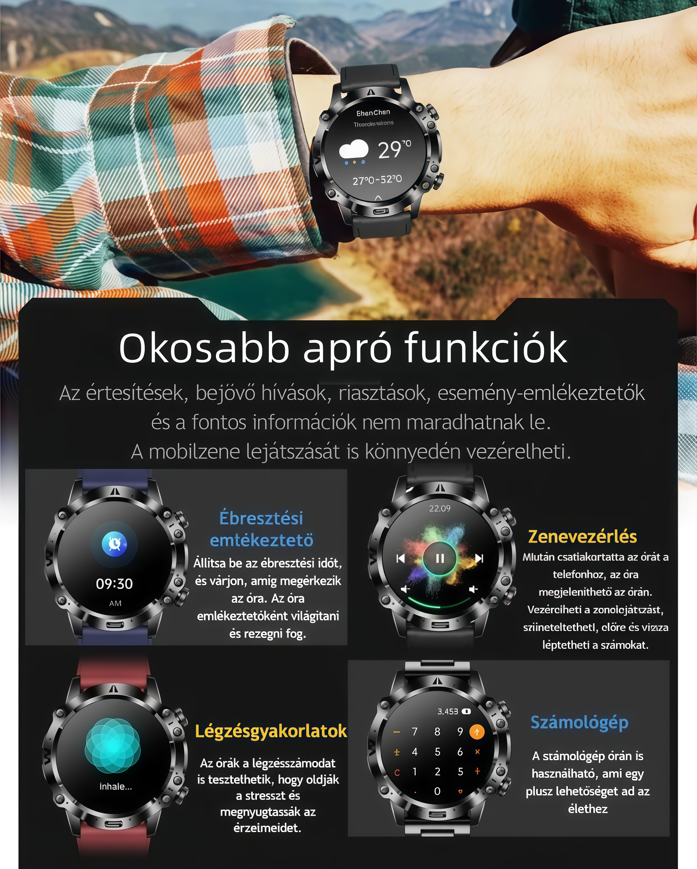 AI ORVOSI DIAGNOSZTIKÁS OKOSÓRA - 2025 ÚJ VÉRLIPIDEK, HÚGYSAV, VÉRGLUKOZ SZINT - EKG+PPG FITNESZKÖVETŐ