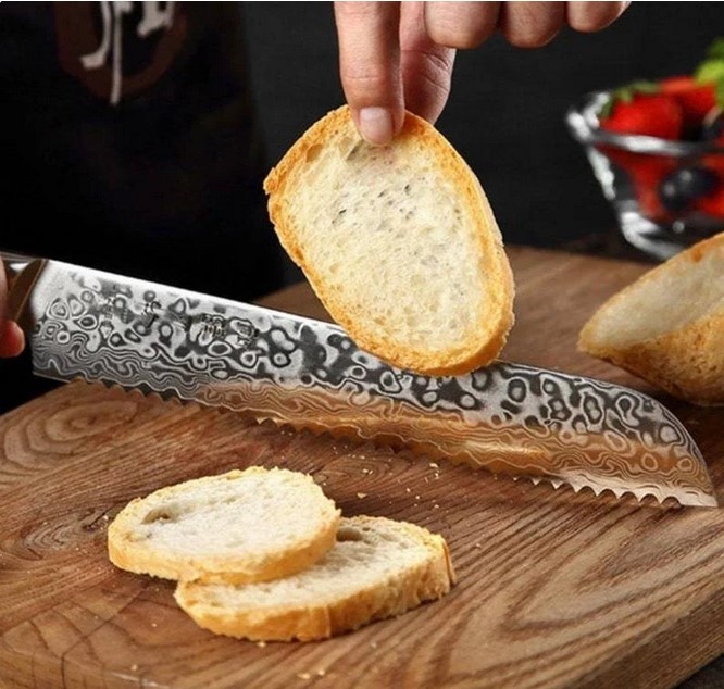 Set de 5 cuțite de bucătar Raindrop Damasc