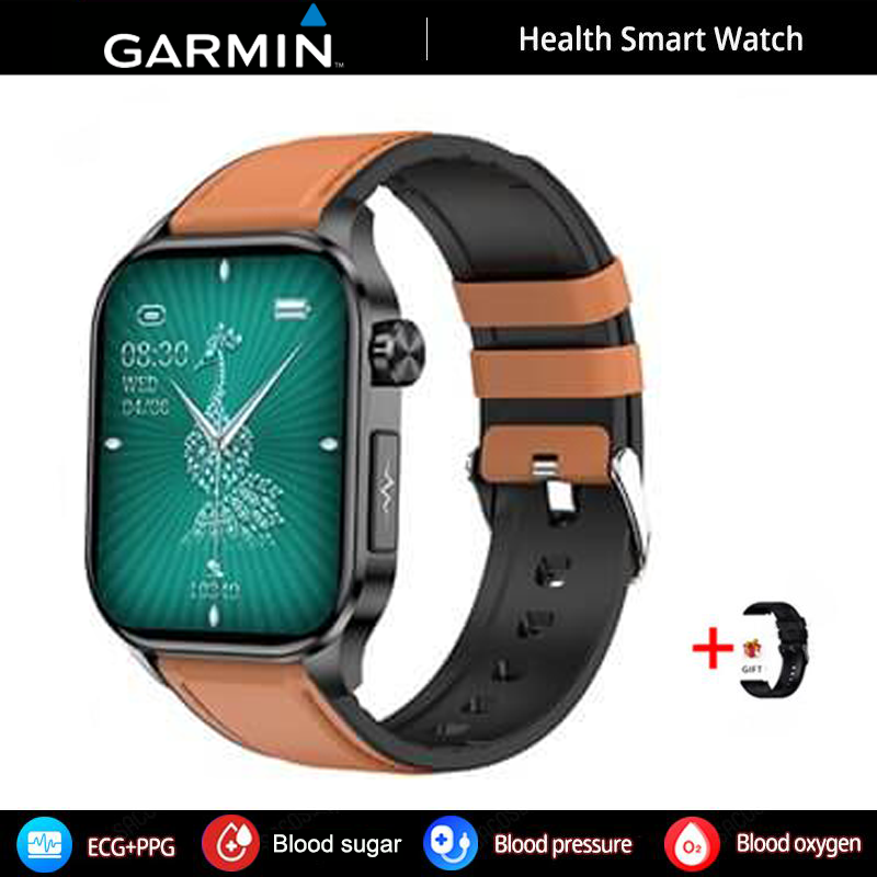 GARMIN AI egészségfigyelő okosóra ⌚️ 2026-os új frissítés! EKG + PPG intelligens mérés – vércukor, vérzsír és húgysav egy órában 🏃‍♂️