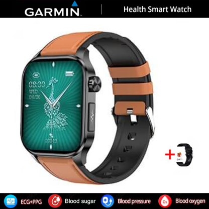 GARMIN AI egészségfigyelő okosóra ⌚️ 2026-os új frissítés! EKG + PPG intelligens mérés – vércukor, vérzsír és húgysav egy órában 🏃‍♂️